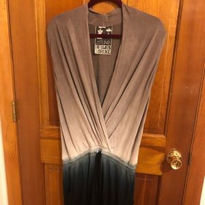 Grey/Blue Ombré Romper